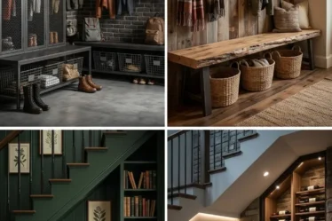 25 Chic Mudroom Under Stairs Ideas